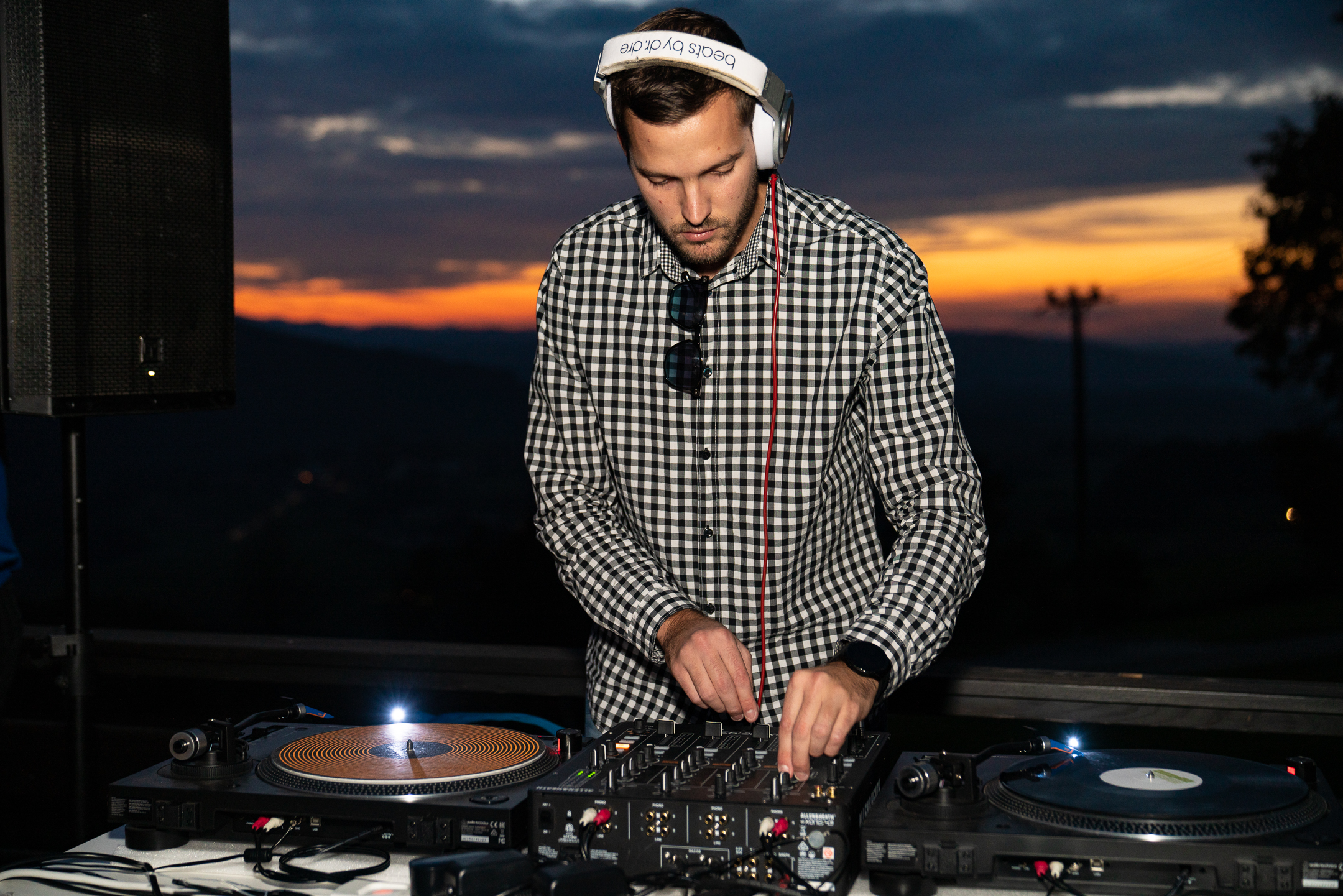 DJ Pete S at sunset